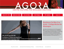 Tablet Screenshot of agora-boulazac.fr